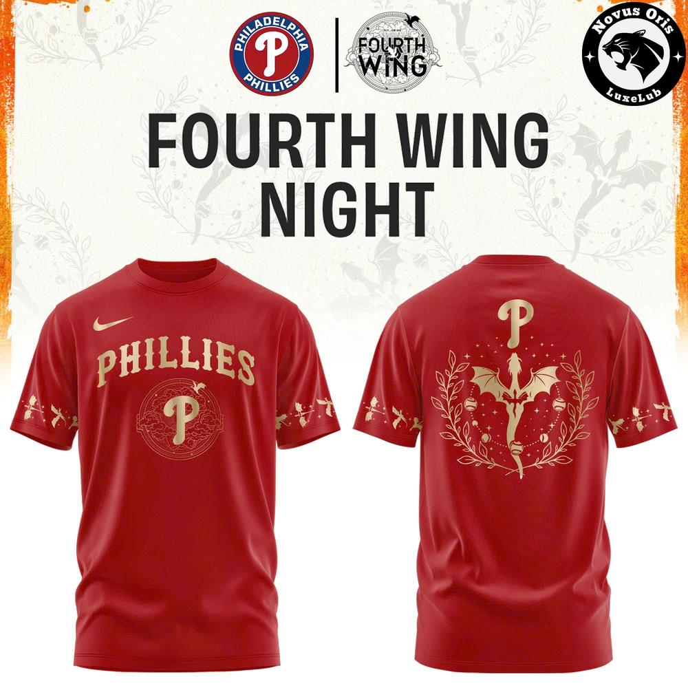 Philadelphia Phillies x Fourth Wing Night Limited Edition T-Shirt
