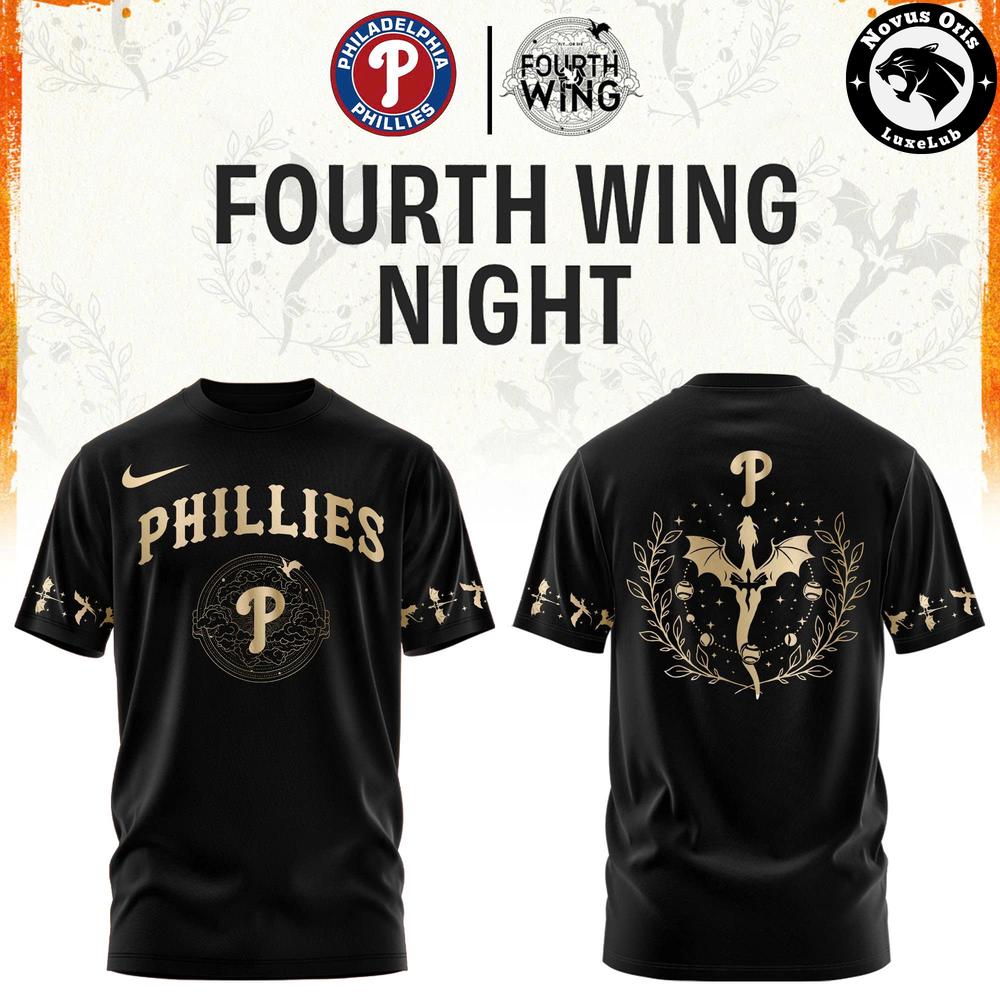 Philadelphia Phillies x Fourth Wing Night Limited Edition T-Shirt
