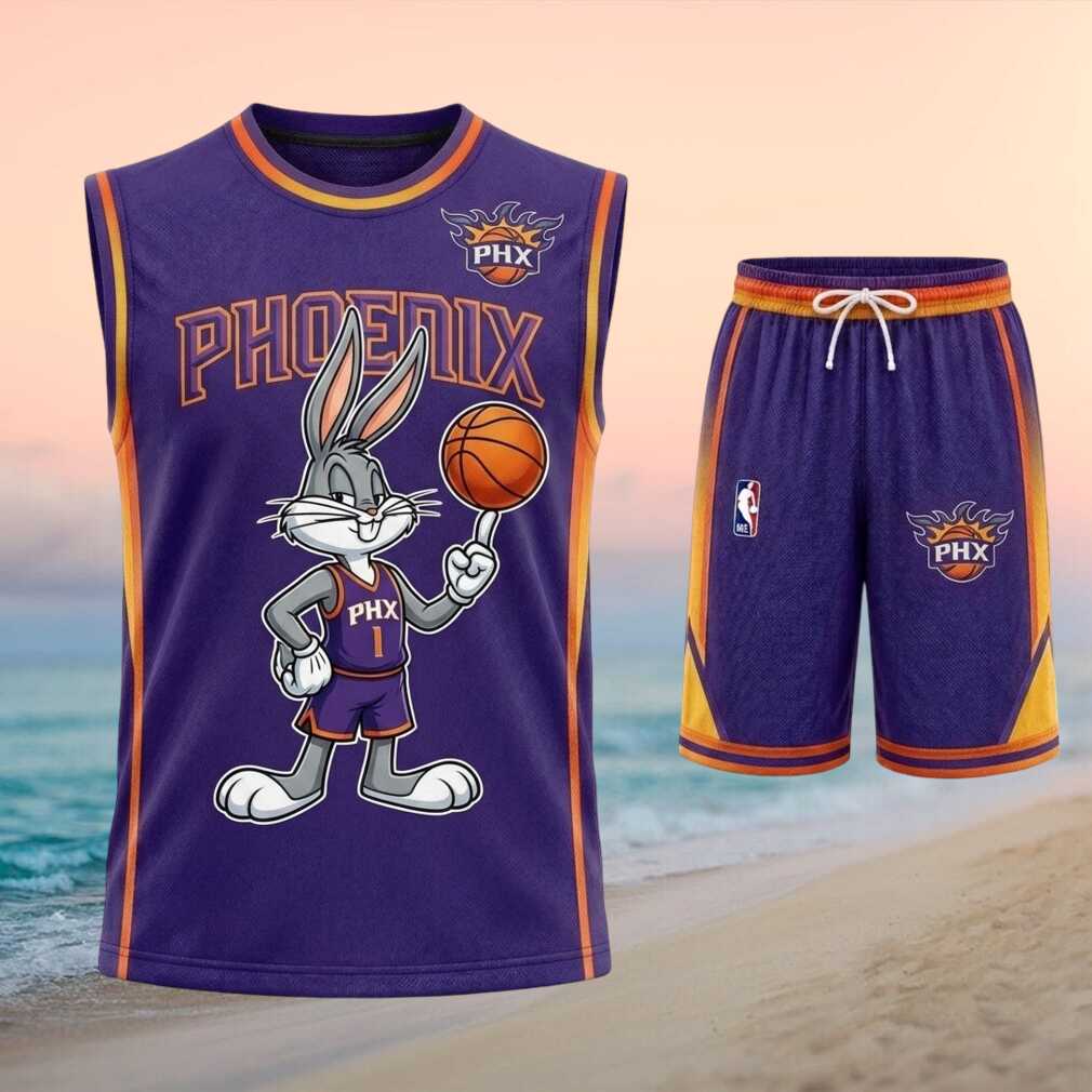 Phoenix Basketball Bugs Bunny Cartoon Sports Shirt