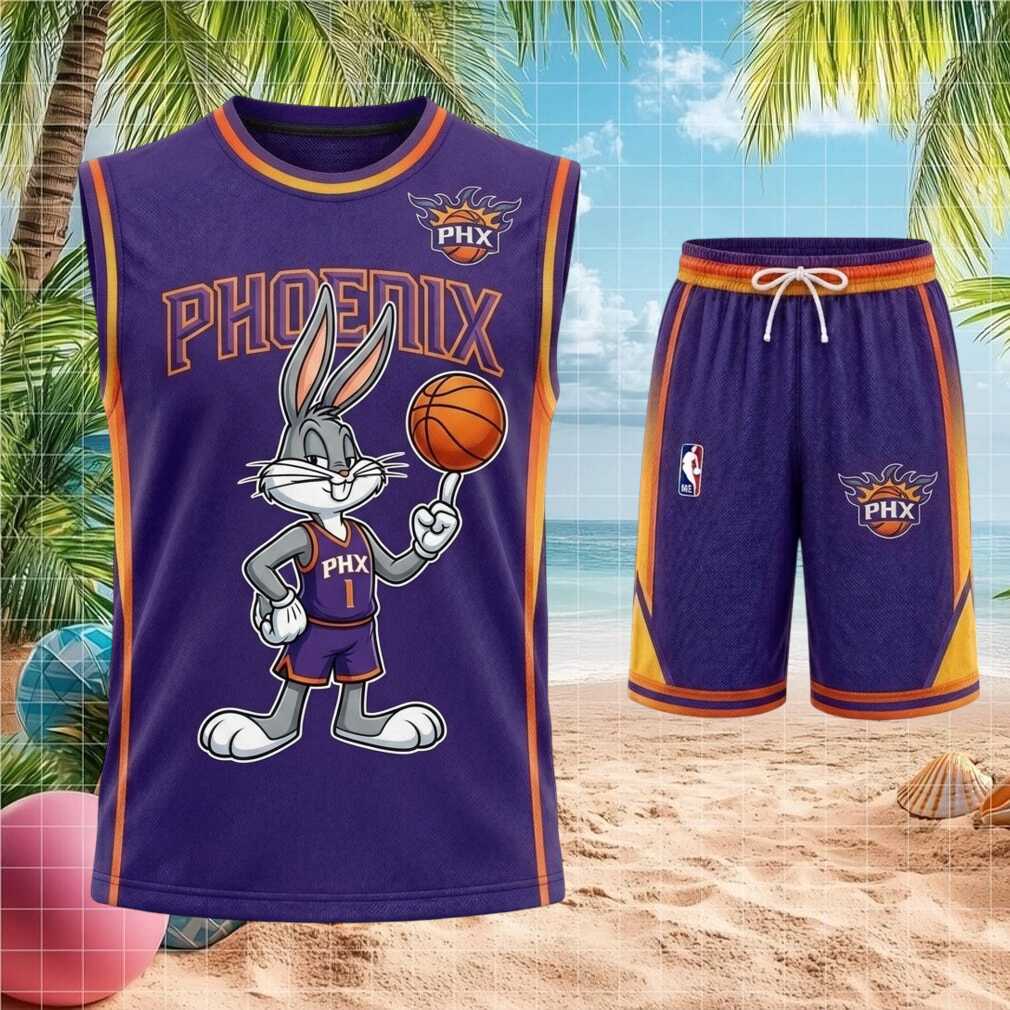 Phoenix Basketball Bugs Bunny Cartoon Sports Shirt