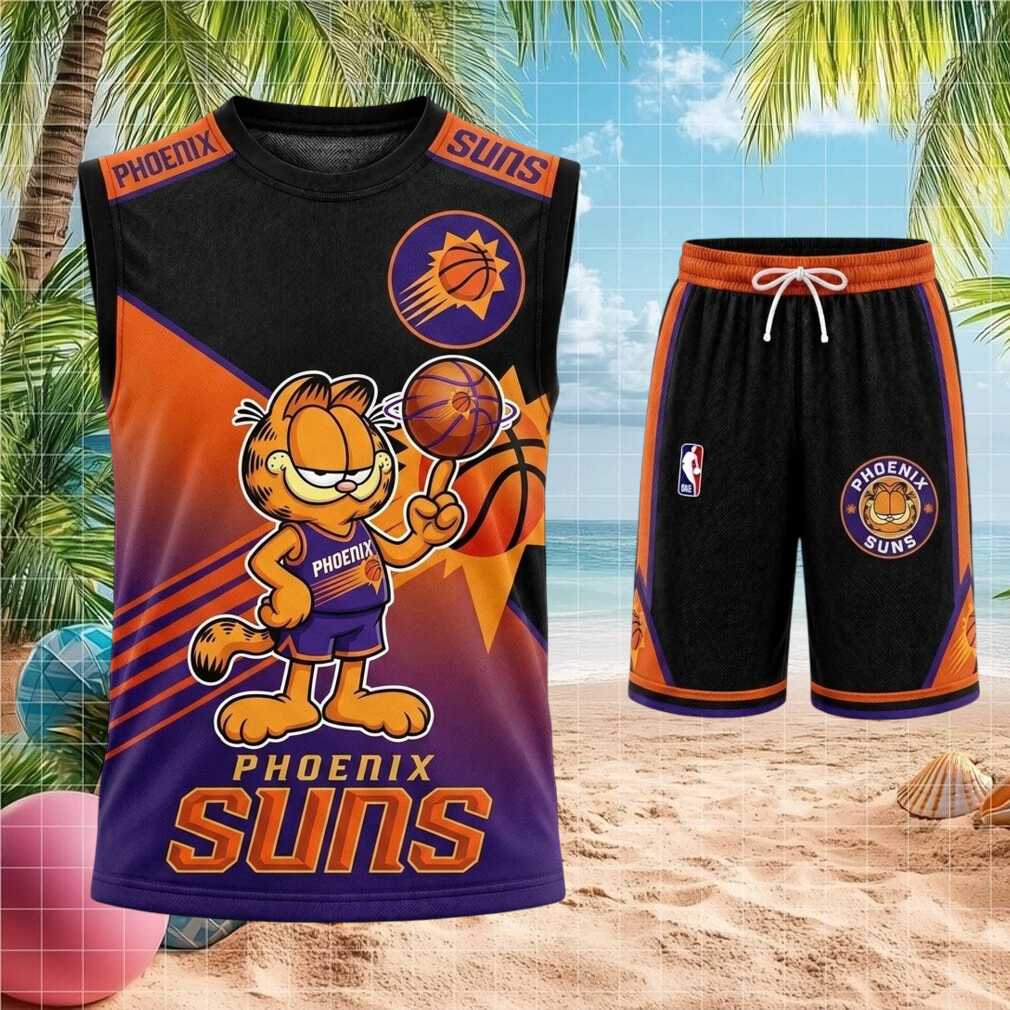 Phoenix Suns Garfield Basketball Shirt