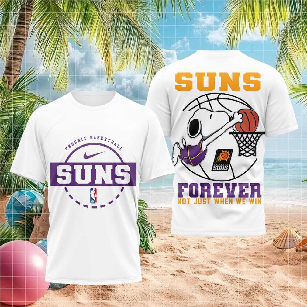 Phoenix Suns Snoopy Basketball Fan Shirt
