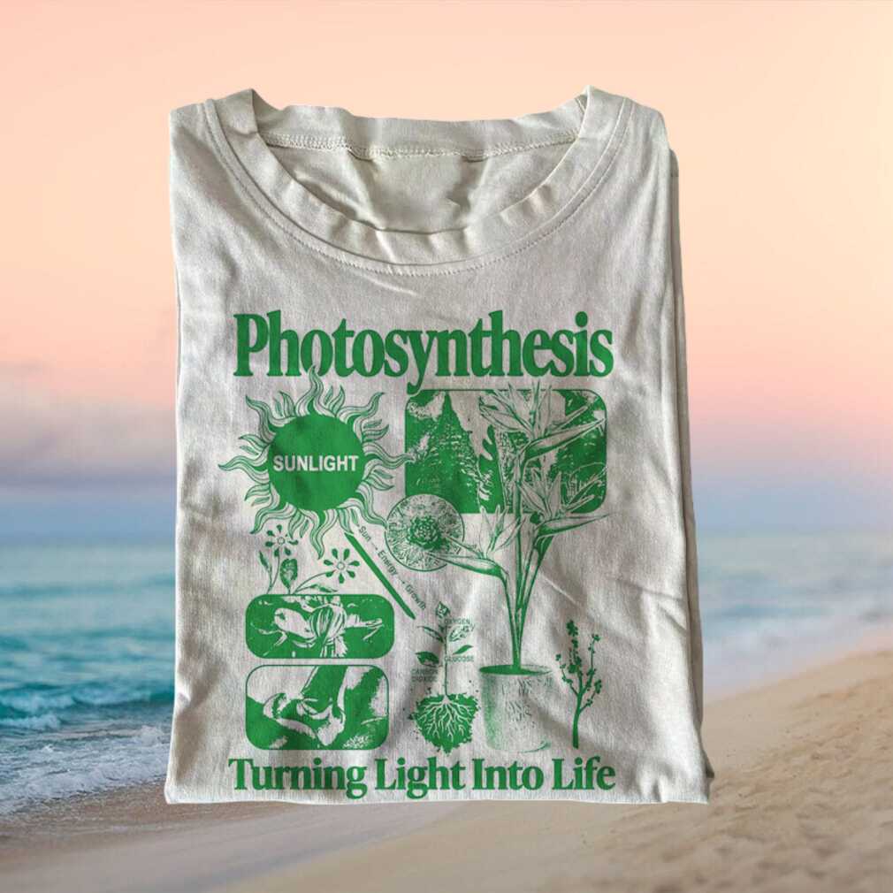 Photosynthesis Turning Light Into Life Botanical Plant Lover Science Teacher Retro Nature Shirt - Limotees LLC