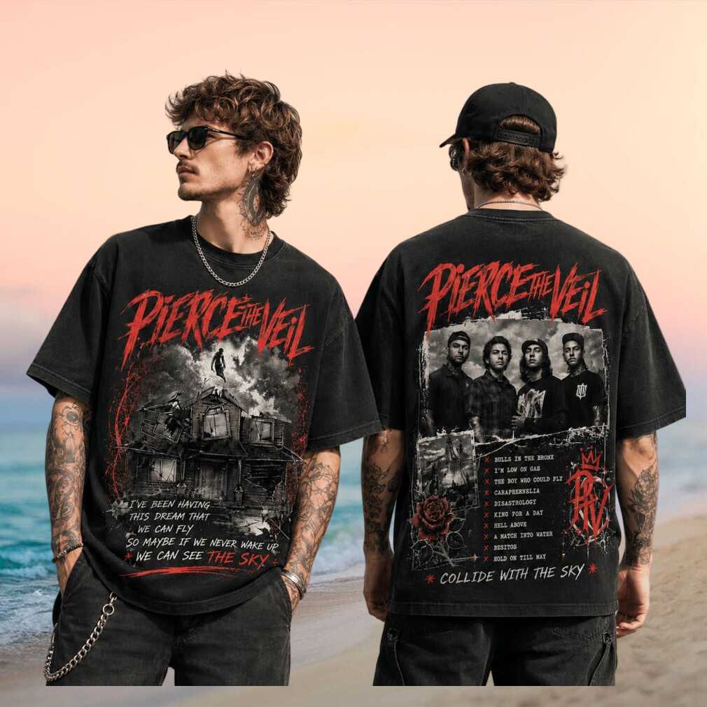Pierce The Veil Collide With The Sky Emo Rock Band Shirt