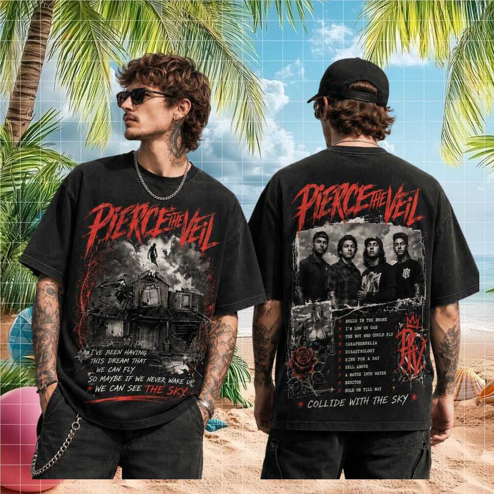 Pierce The Veil Collide With The Sky Emo Rock Band Shirt
