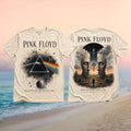 Pink Floyd Dark Side Of The Moon Vintage Retro Tour Fans Unisex Cotton Shirt