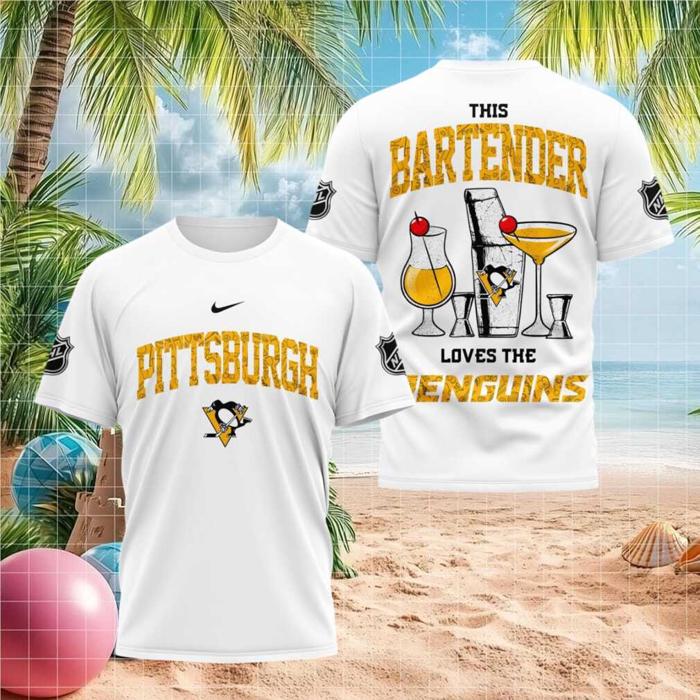 Pittsburgh Penguins Bartender Hockey Graphic Shirt NHL Fan Shirt - Limotees LLC
