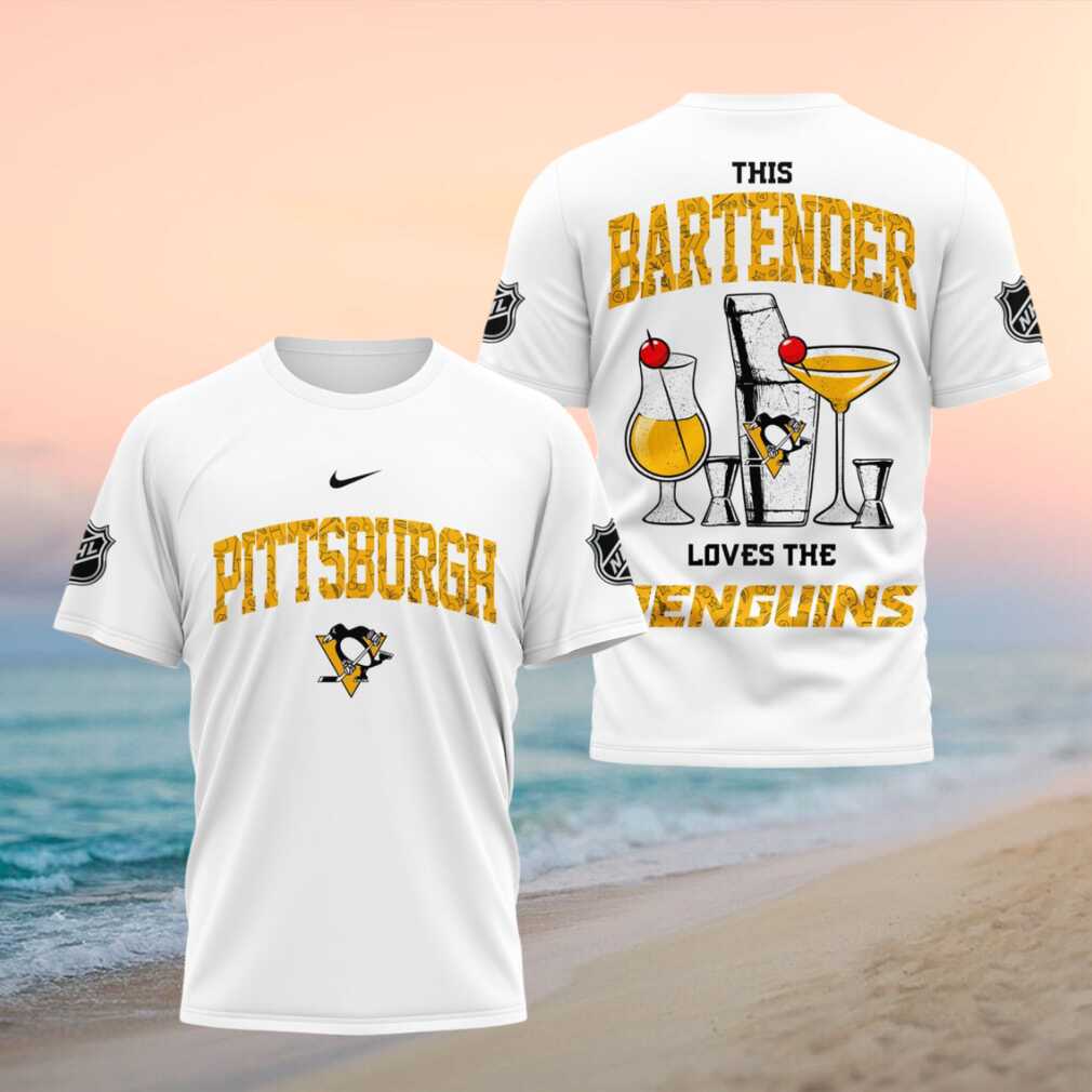 Pittsburgh Penguins Bartender Hockey Graphic Shirt NHL Fan Shirt - Limotees LLC