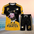 Pittsburgh Pirates Courage The Cowardly Dog Baseball Shirt