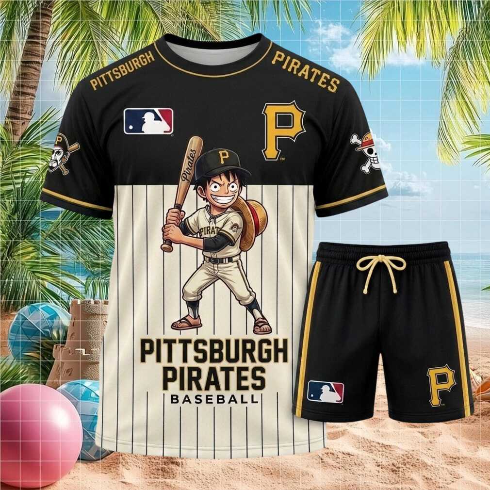 Pittsburgh Pirates Luffy Anime Mascot Baseball Uniform