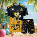Pittsburgh Pirates Tweety Bird Baseball Outfit Shorts Shirt