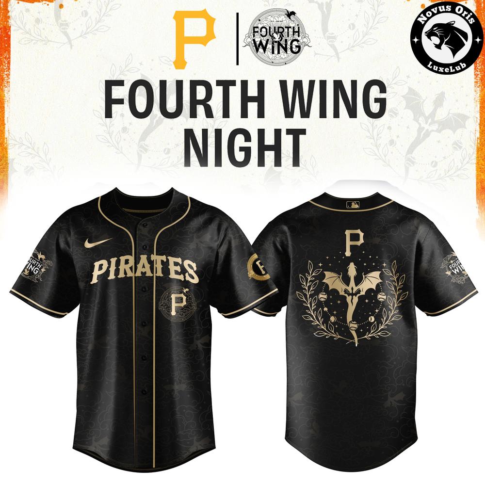Pittsburgh Pirates x Fourth Wing Night 2026 Limited Baseball Jersey