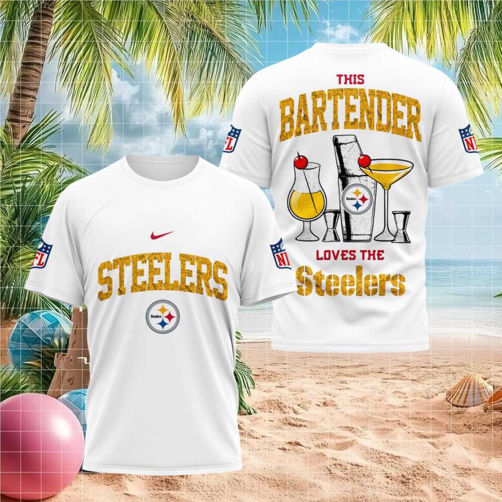 Pittsburgh SShirtlers Bartender Cocktail NFL Fan Shirt Style Shirt - Limotees LLC