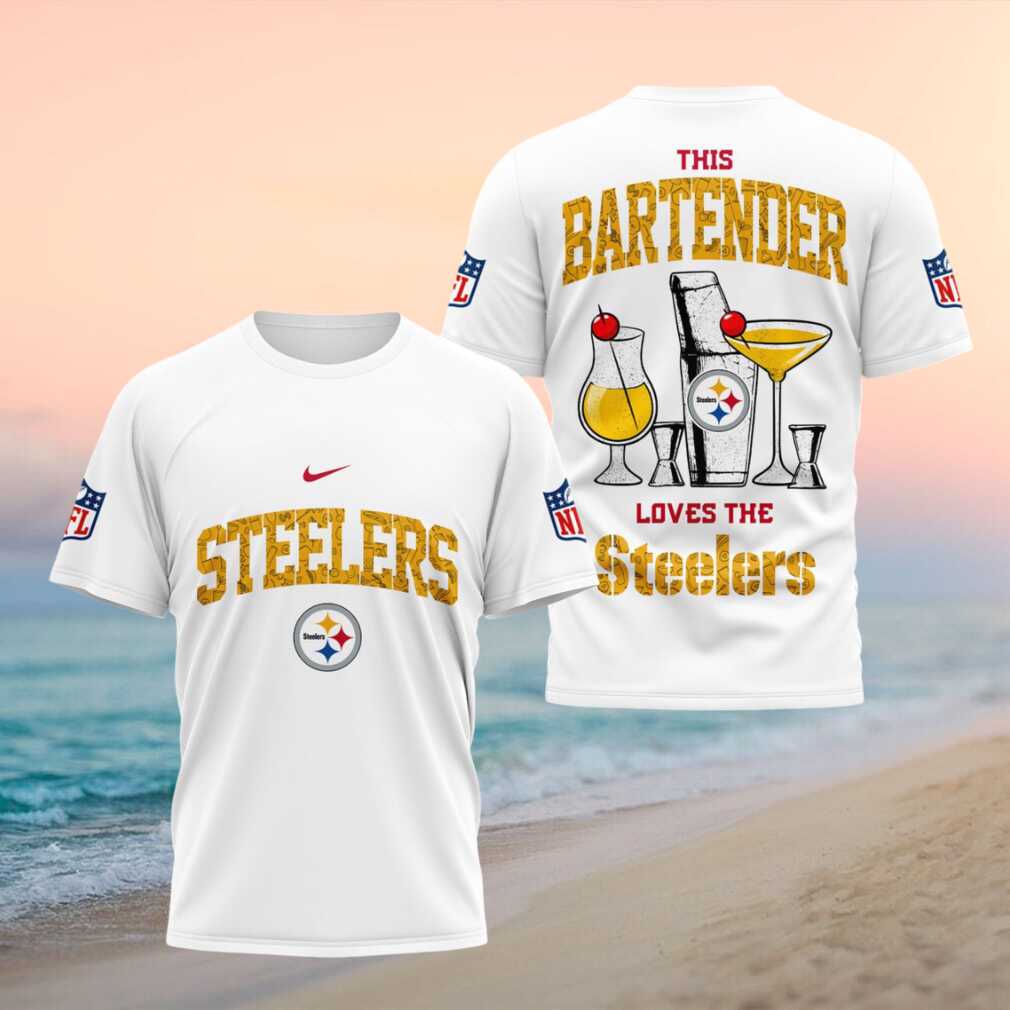 Pittsburgh SShirtlers Bartender Cocktail NFL Fan Shirt Style Shirt - Limotees LLC