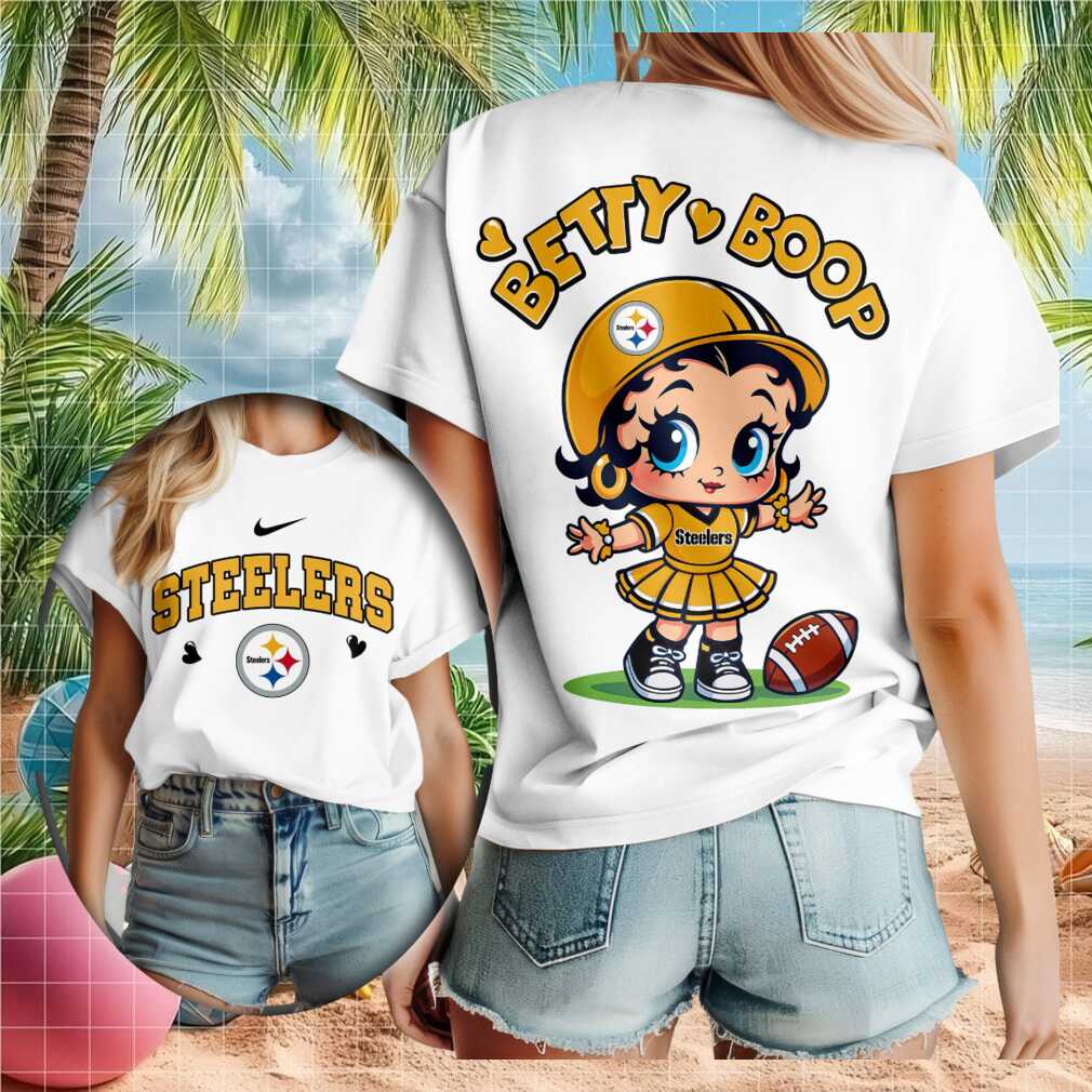 Pittsburgh Steelers Betty Boop Football Cheerleader Shirt