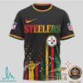Pittsburgh Steelers Juneteenth Freedom Day 2026 Black T Shirt - Limotees LLC