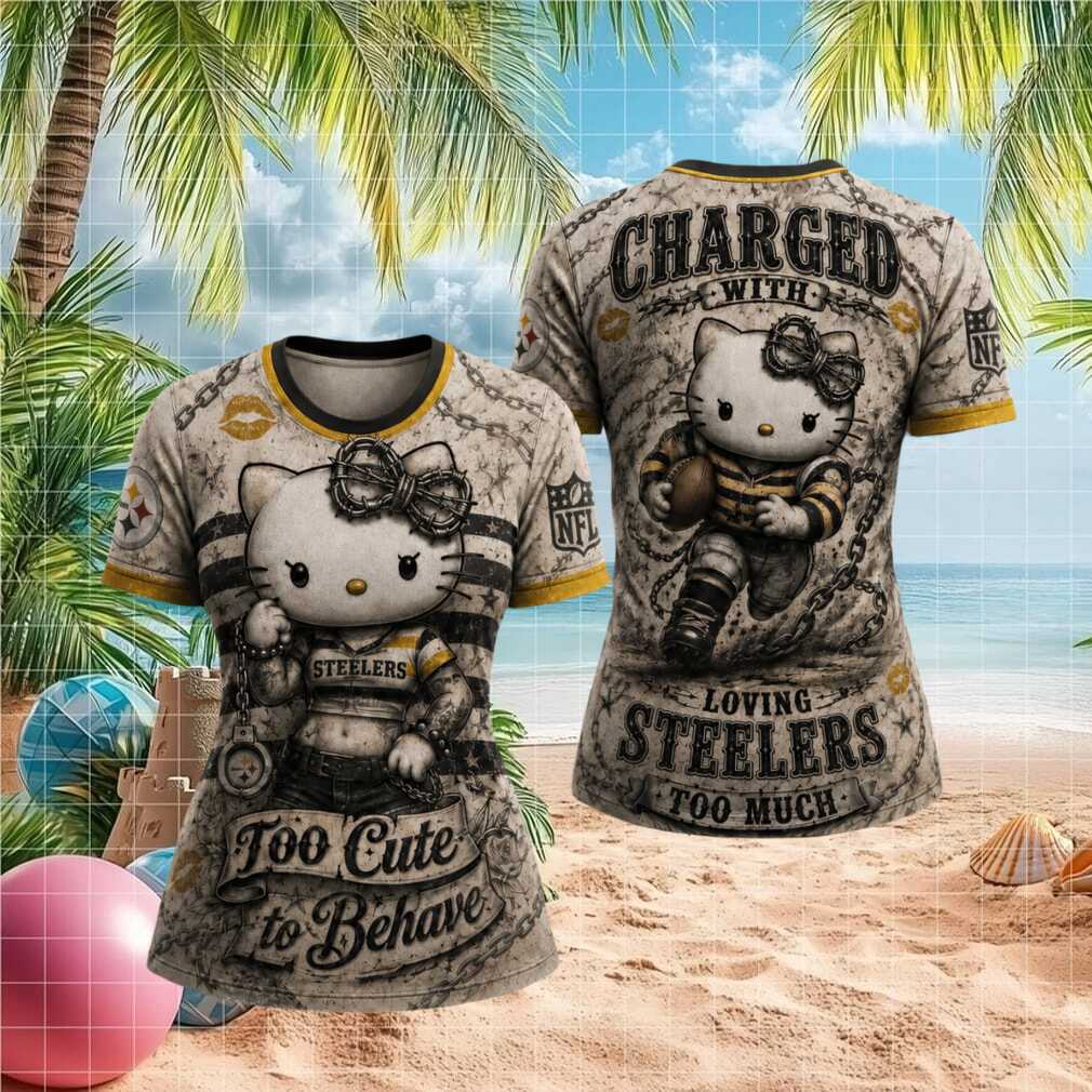 Pittsburgh Steelers Kitty Mascot Too Cute To Behave Football Shirt