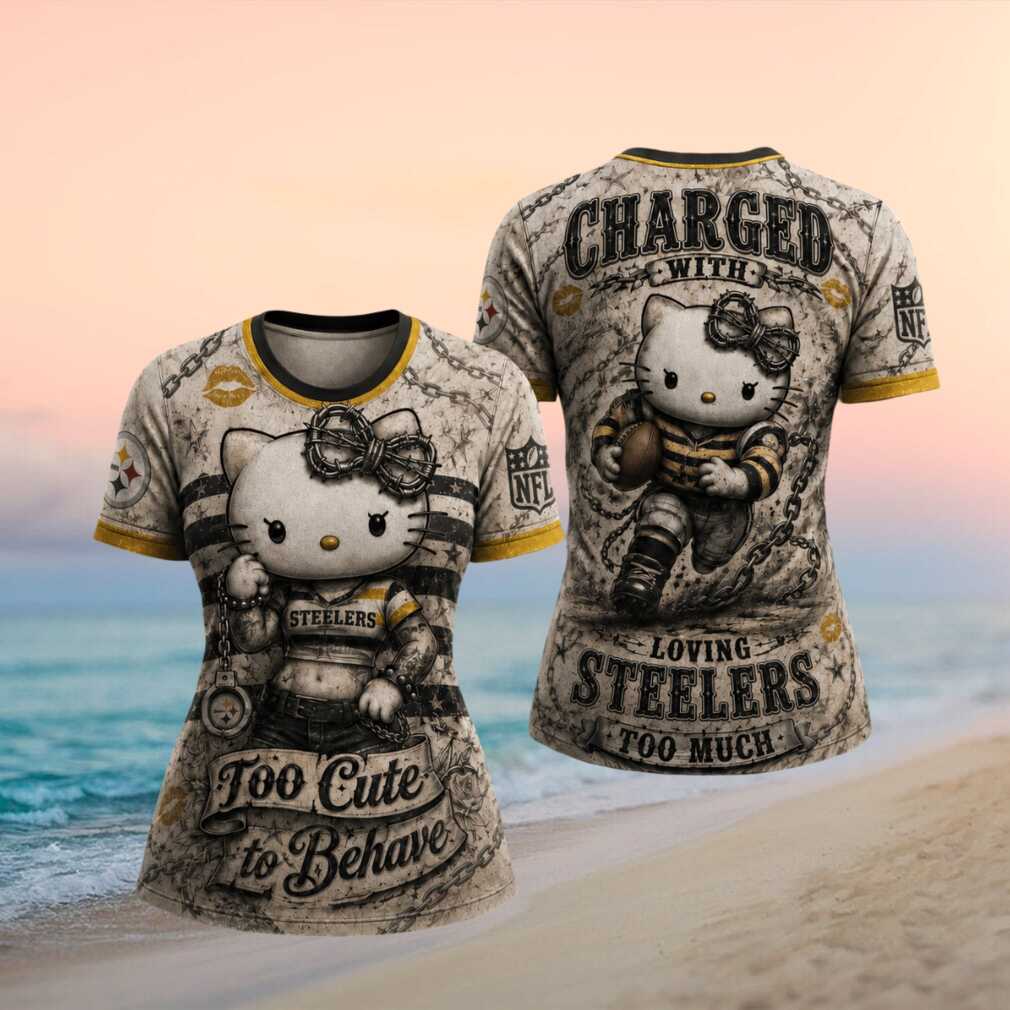 Pittsburgh Steelers Kitty Mascot Too Cute To Behave Football Shirt