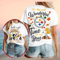 Pittsburgh Steelers Snoopy Fall Wonderful Time Shirt
