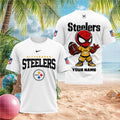 Pittsburgh Steelers Spider Superhero Custom Name Football T Shirt