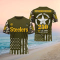 Pittsburgh Steelers U.S. Army 250th Anniversary Retro Men Women Fans Shirt