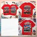 Porsche Sports Car America 250 Years of Freedom Patriotic Shirt - Limotees LLC