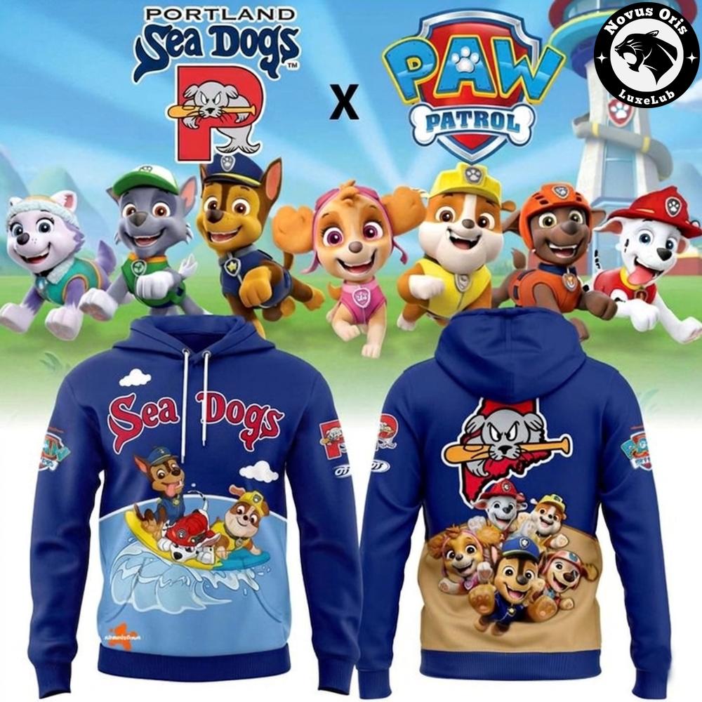 Portland Sea Dogs x PAW Patrol 2026 Limited Edition Baseball Jersey
