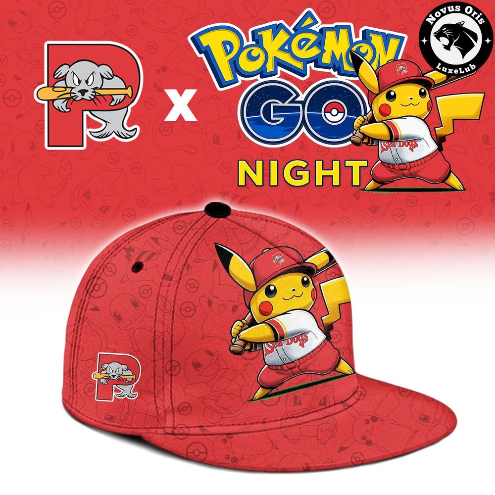 Portland Sea Dogs x Pokemon GO Night 2026 Limited Baseball Jersey