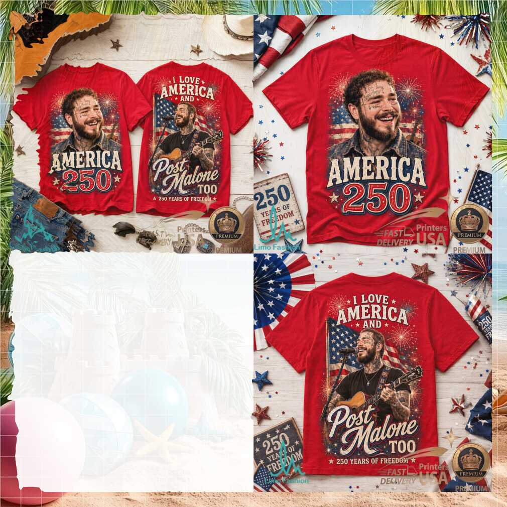 Post Malone America 250 Years of Freedom Vintage Style Unisex Shirt - Limotees LLC