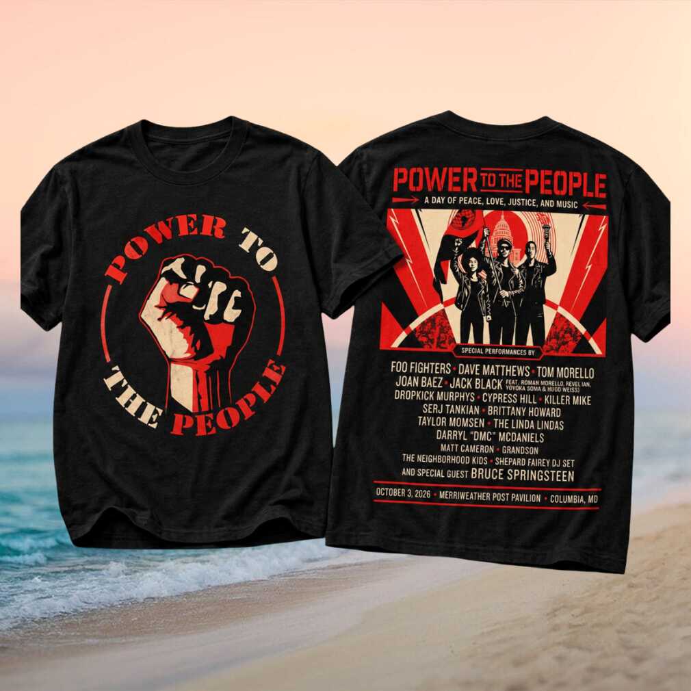 Power To The People Festival Merriweather Post Pavilion Concert 2026 Retro Shirt - Limotees LLC