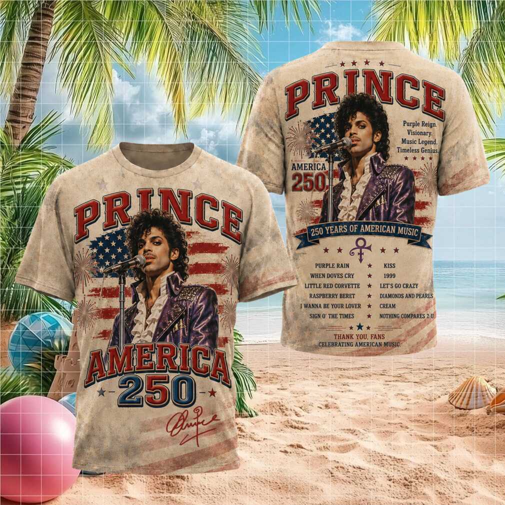 Prince America 250 Purple Reign Music Legend Graphic Shirt - Limotees LLC