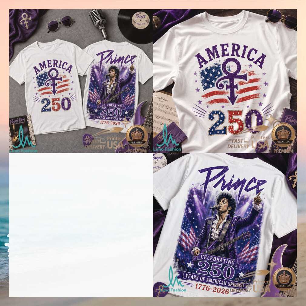 Prince America 250 Years 1776 2026 Iconic Music Legend Patriotic Shirt - Limotees LLC