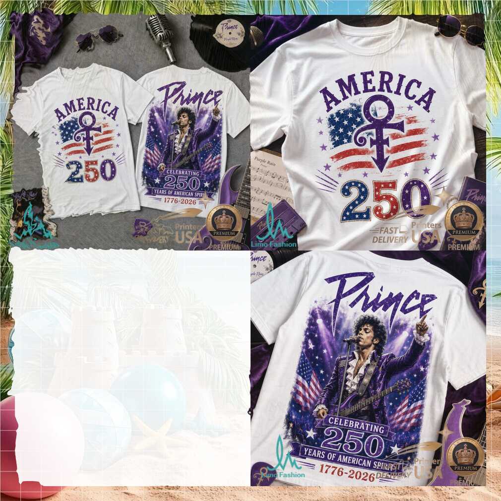 Prince America 250 Years 1776 2026 Iconic Music Legend Patriotic Shirt - Limotees LLC