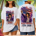 Prince Bless America 250 Years Of Freedom 1776 2026 Shirt - Limotees LLC