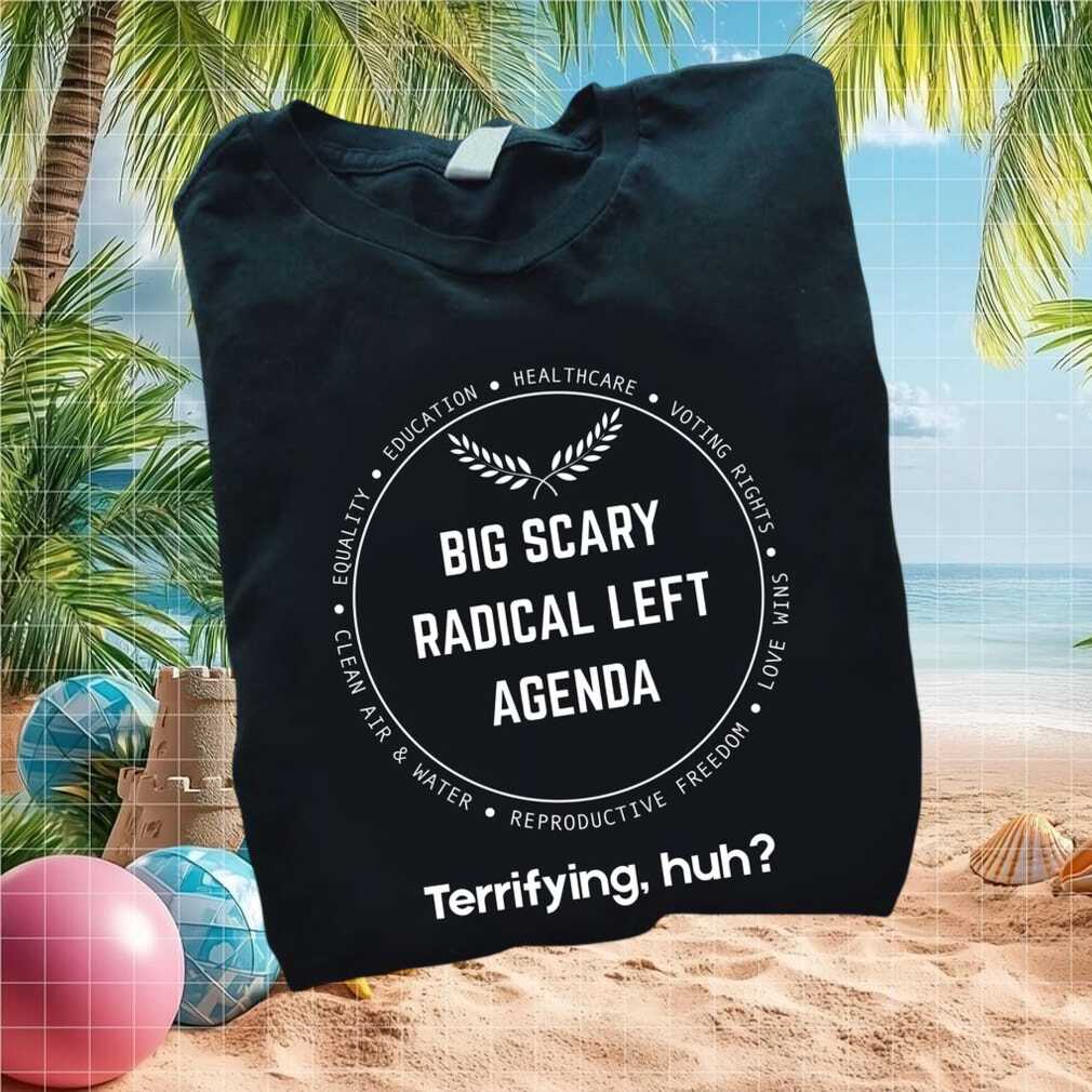 Progressive Liberal Big Scary Radical Left Agenda Equality T Shirt - Limotees LLC