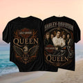 Queen 1977 Live In Concert Vintage Men Women Fans Harley Shirt