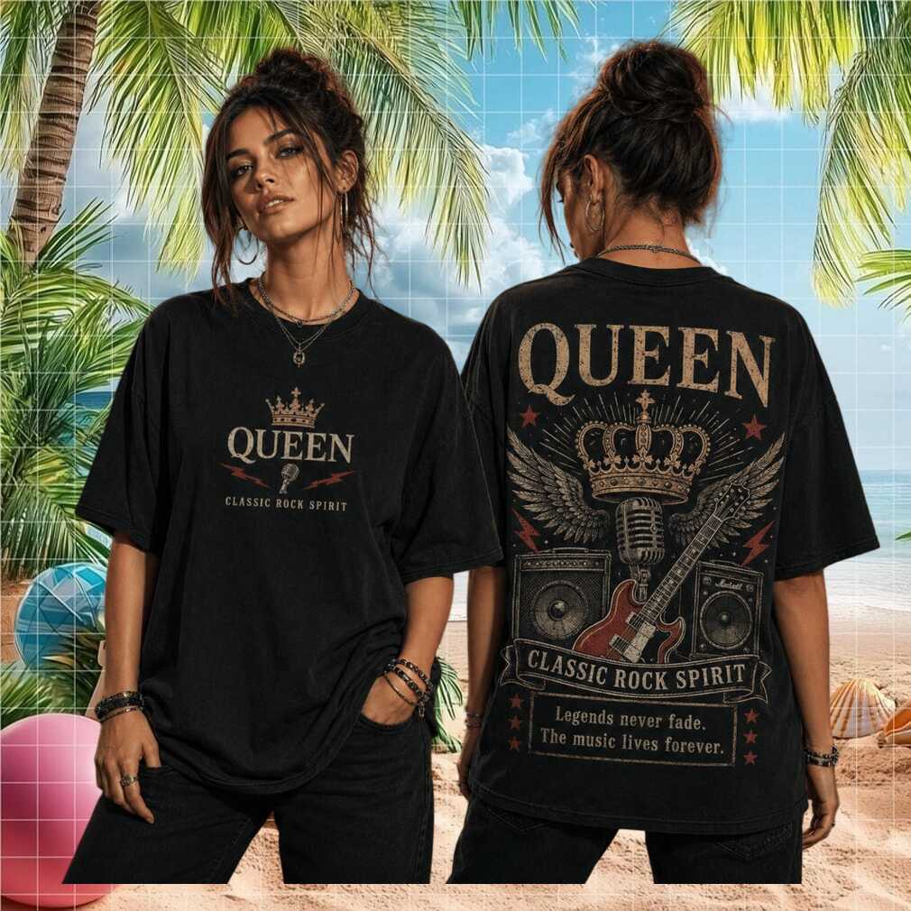 Queen Classic Rock Spirit Concert Live Music Tour Shirt