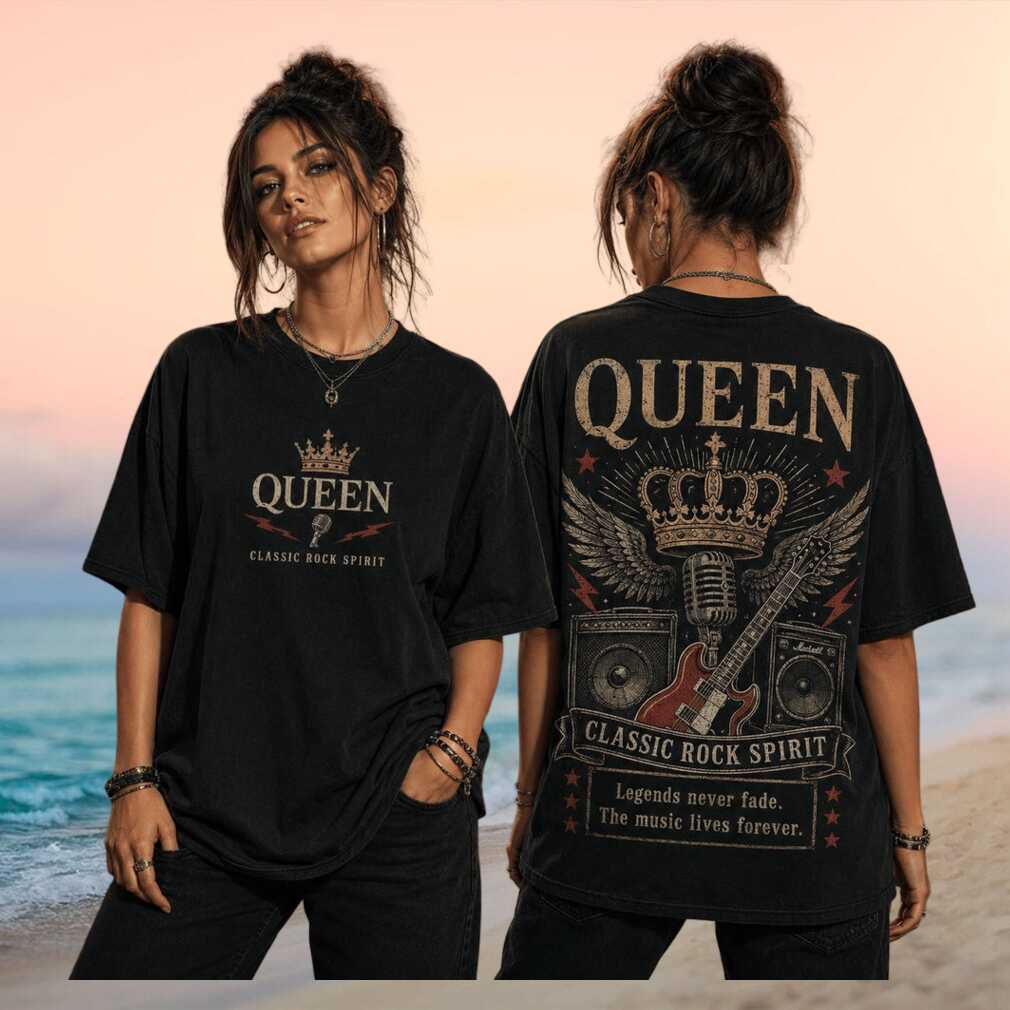 Queen Classic Rock Spirit Concert Live Music Tour Shirt