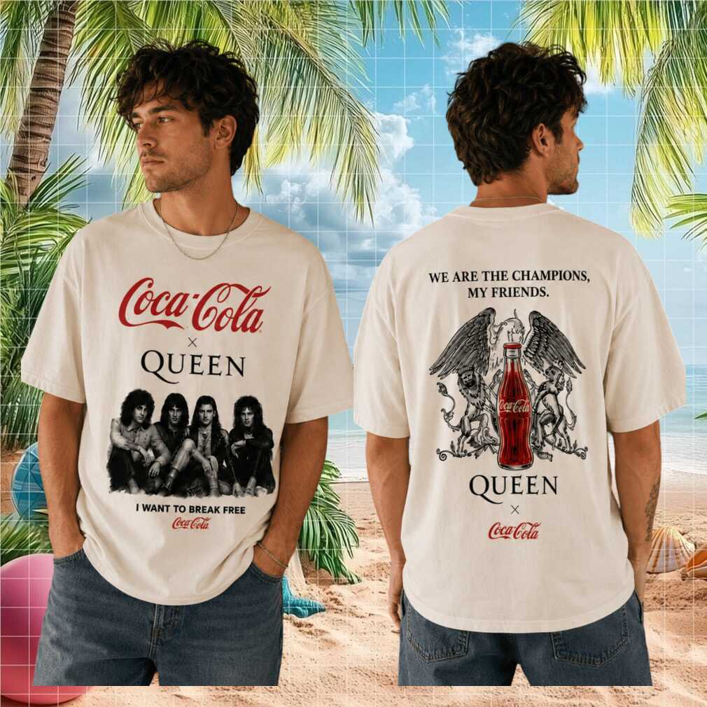Queen x Coca Cola I Want To Break Free Vintage Band Shirt - Limotees LLC