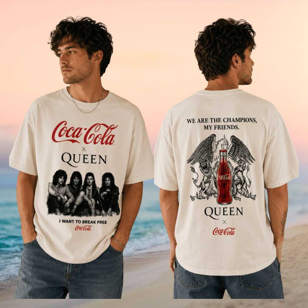 Queen x Coca Cola I Want To Break Free Vintage Band Shirt - Limotees LLC
