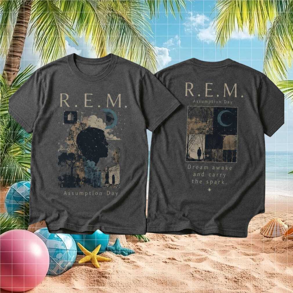R.E.M. Assumption Day Concert Tour Vintage Style Fans Unisex Adult Apparel Cotton Shirt
