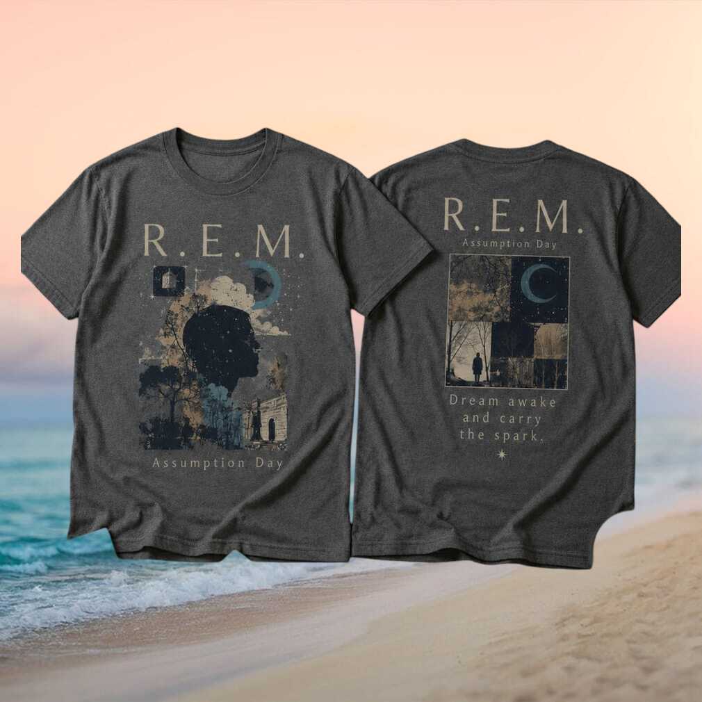 R.E.M. Assumption Day Concert Tour Vintage Style Fans Unisex Adult Apparel Cotton Shirt