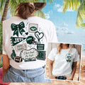 New York Jets Football Mom Game Day Coquette Bow Shirt - Limotees LLC