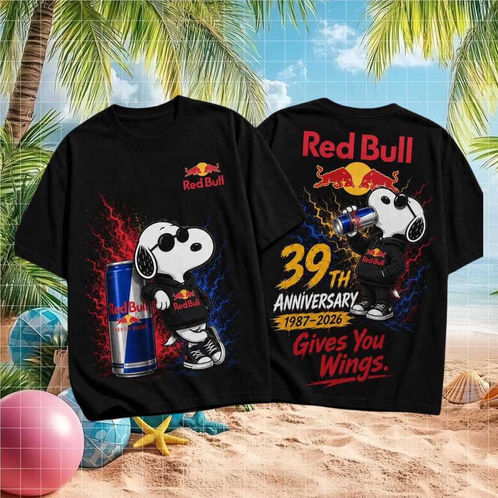 Red Bull 39th Anniversary Gives You Wings T Shirt