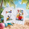 Retro Snoopy We Pride At Dawn Rainbow Cape Pride Month Unisex Fans Shirt