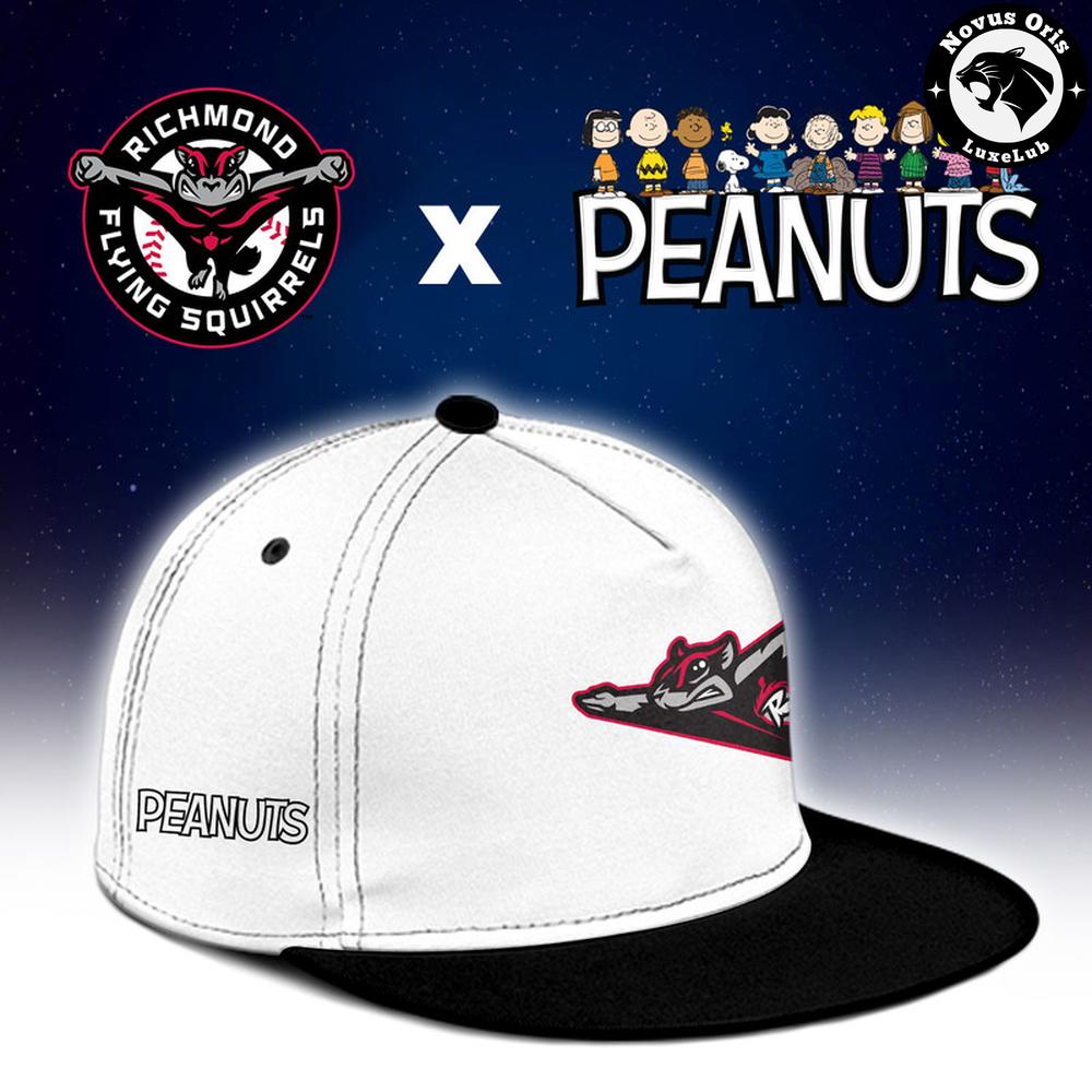 Richmond Flying Squirrels x Peanuts Night Limited Edition Baseball Jersey