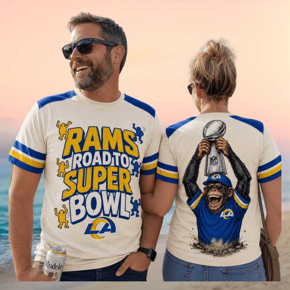 Los Angeles Rams Mascot Road To Super Bowl Football Fan Shirt - Limotees LLC