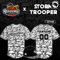 Rochester Red Wings x Star Wars Stormtrooper Custom Baseball Jersey