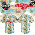 Rocket City Trash Pandas x Margaritaville Night Hawaiian Limited Edition Baseball Jersey