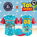 Round Rock Express x Toy Story Night Woody Buzz Lightyear Custom Baseball Jersey